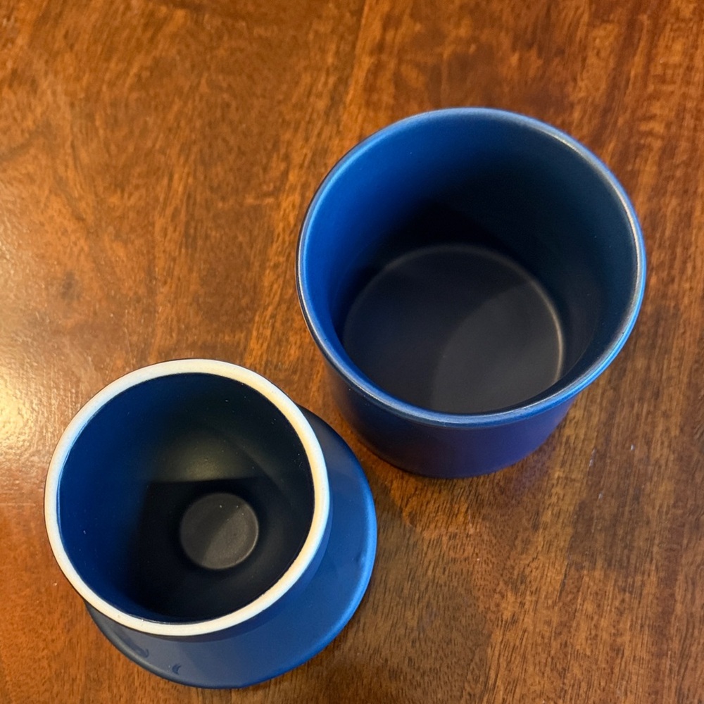 KOOK Navy Butter Keeper/ Butter Bell - Picture 5 of 14